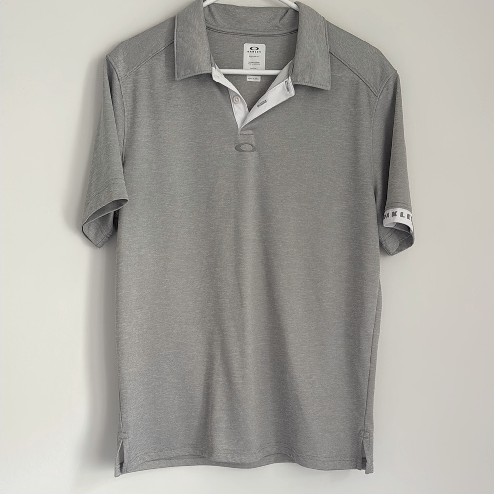 Oakley Men's Gray Polo Shirt